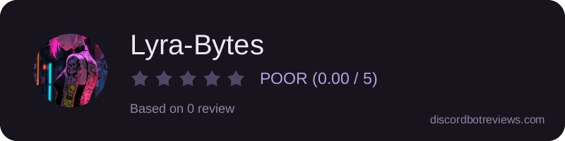 Rating widget preview for Lyra-Bytes