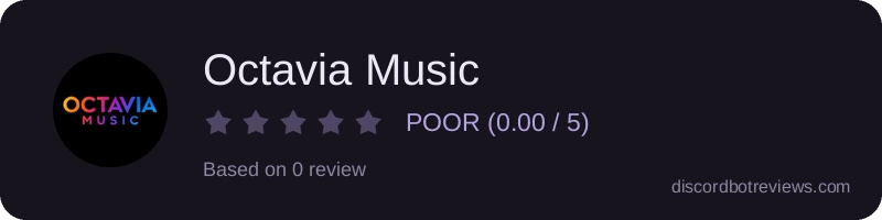 Rating widget preview for Octavia Music