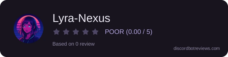 Rating widget preview for Lyra-Nexus