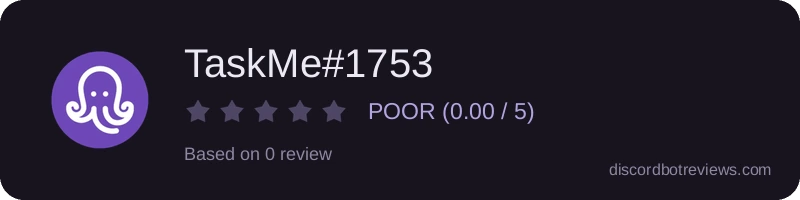 Rating widget preview for TaskMe#1753
