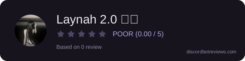 Rating widget preview for Laynah 2.0 ۶ৎ