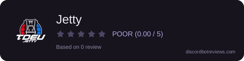 Rating widget preview for Jetty