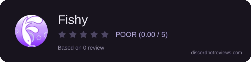 Rating widget preview for Fishy