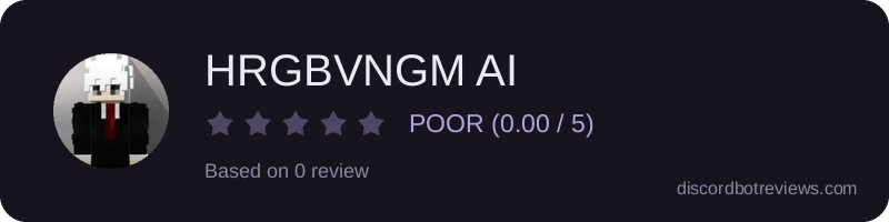 Rating widget preview for HRGBVNGM AI
