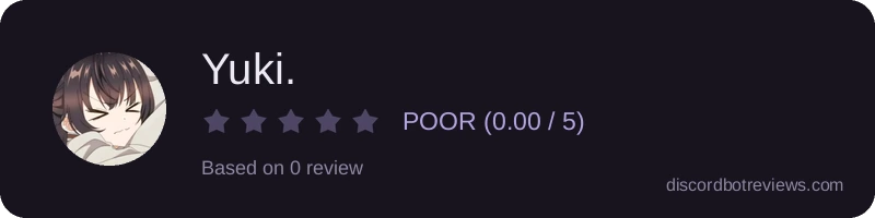 Rating banner for Yuki.
