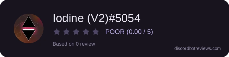 Rating widget preview for Iodine (V2)#5054