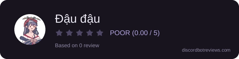 Rating widget preview for Đậu đậu