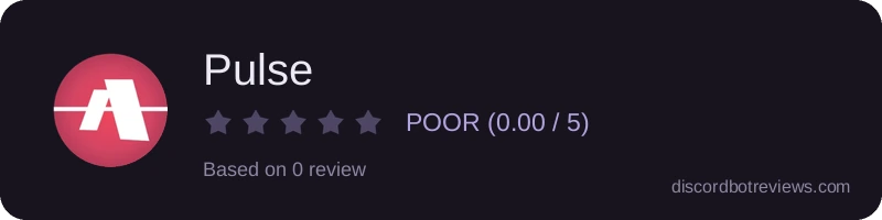 Rating widget preview for Pulse