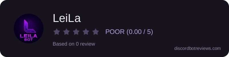 Rating banner for LeiLa