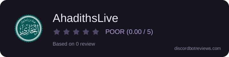 Rating banner for AhadithsLive