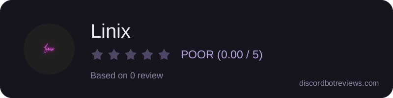 Rating widget preview for Linix