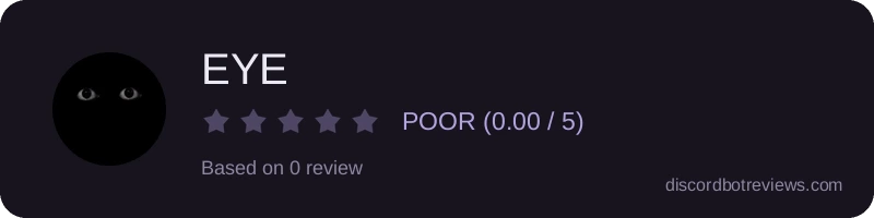 Rating banner for EYE