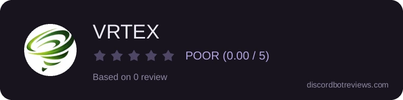 Rating widget preview for VRTEX