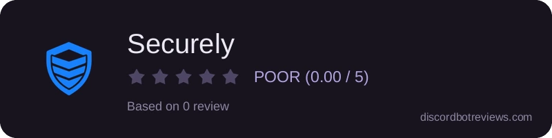 Rating banner for Securely