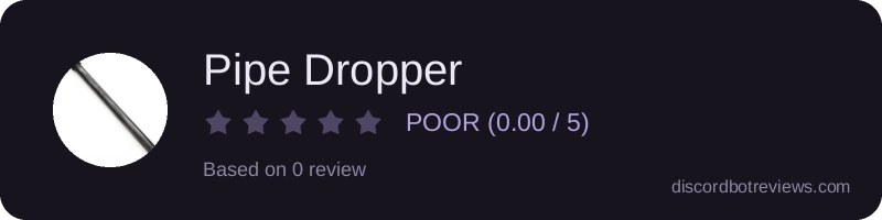 Rating widget preview for Pipe Dropper