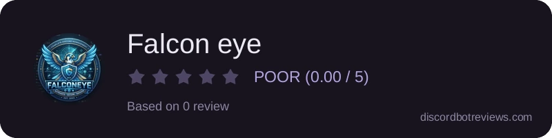 Rating widget preview for Falcon eye