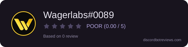 Rating banner for Wagerlabs#0089