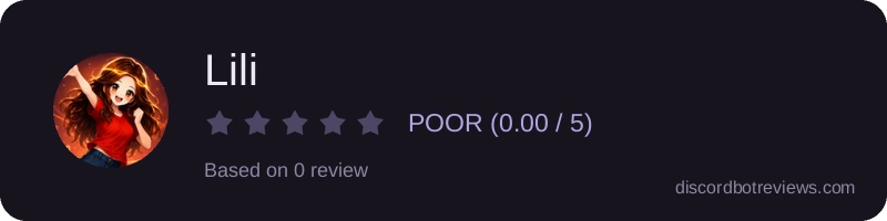Rating widget preview for Lili