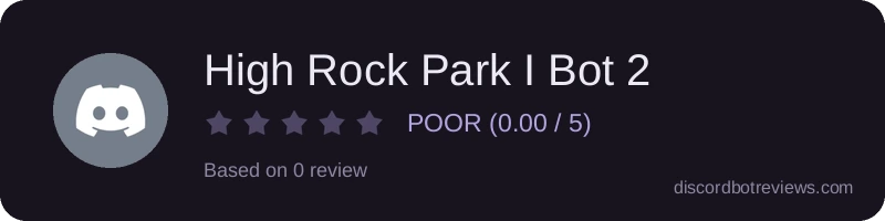 Rating widget preview for High Rock Park I Bot 2