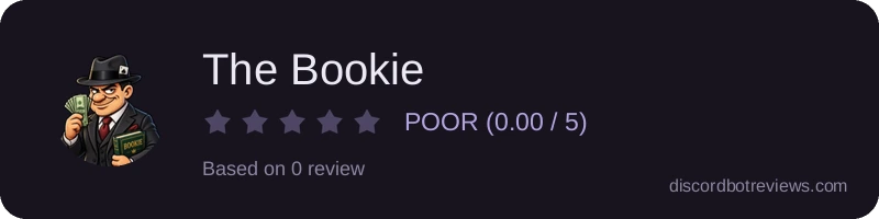 Rating banner for The Bookie