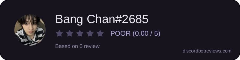 Rating widget preview for Bang Chan#2685