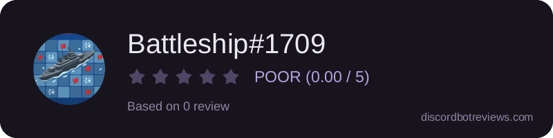 Rating widget preview for Battleship#1709