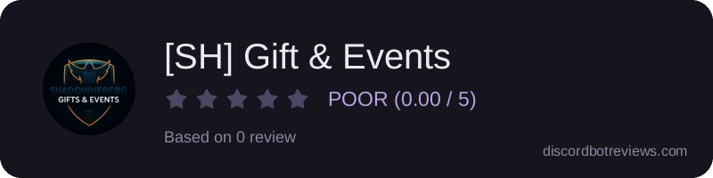 Rating widget preview for [SH] Gift & Events