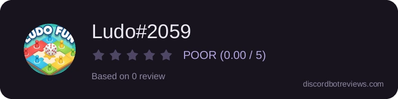 Rating widget preview for Ludo#2059