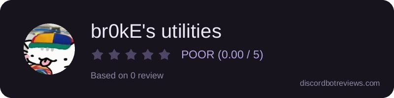 Rating widget preview for br0kE's utilities