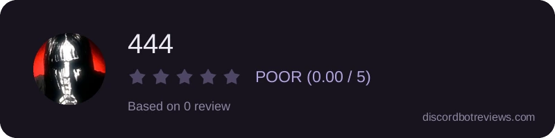 Rating widget preview for 444