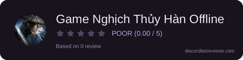 Rating widget preview for Game Nghịch Thủy Hàn Offline
