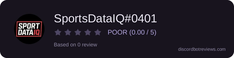 Rating widget preview for SportsDataIQ#0401
