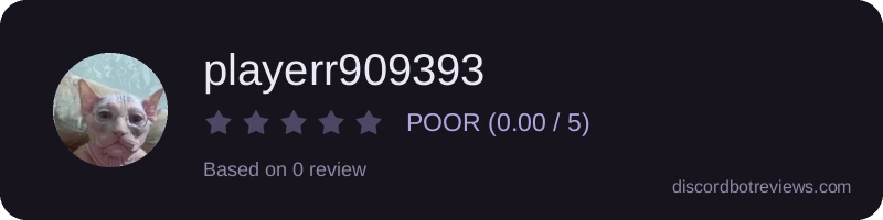 Rating banner for playerr909393