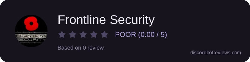 Rating widget preview for Frontline Security