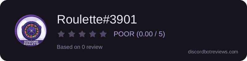 Rating widget preview for Roulette#3901