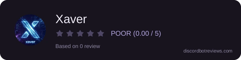 Rating widget preview for Xaver