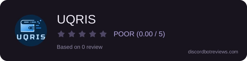 Rating widget preview for UQRIS