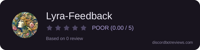 Rating widget preview for Lyra-Feedback