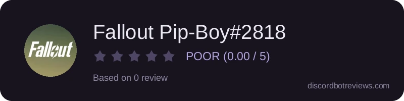 Rating widget preview for Fallout Pip-Boy#2818