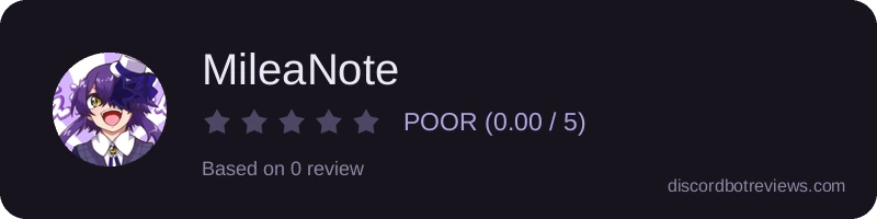 Rating banner for MileaNote