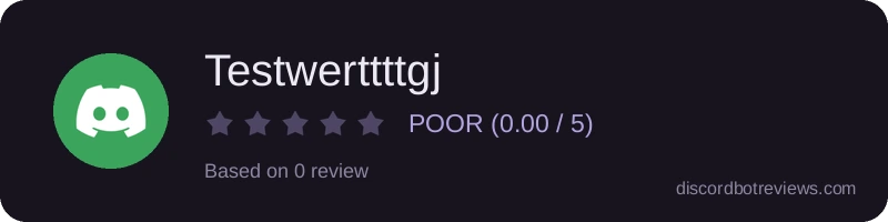 Rating widget preview for Testwerttttgj