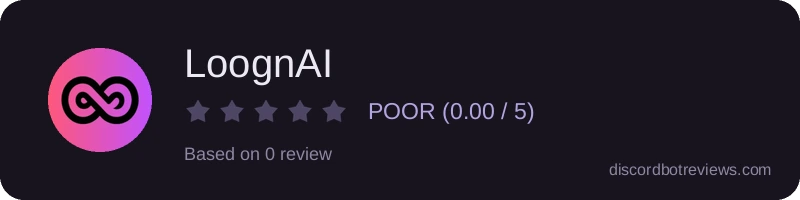 Rating banner for LoognAI