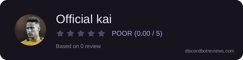 Rating widget preview for Official kai