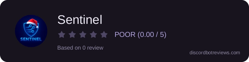 Rating widget preview for Sentinel