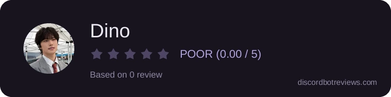 Rating widget preview for Dino