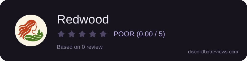 Rating widget preview for Redwood