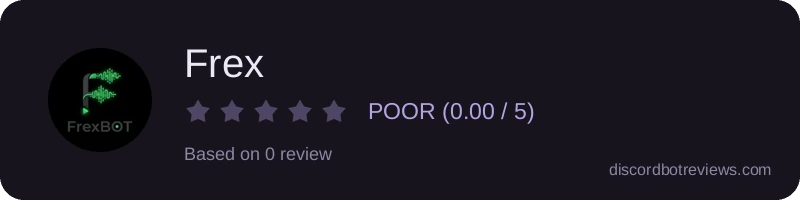 Rating banner for Frex