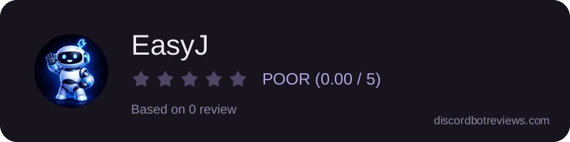 Rating widget preview for EasyJ