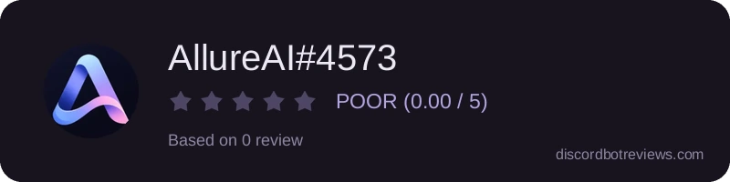 Rating widget preview for AllureAI#4573