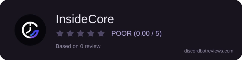 Rating widget preview for InsideCore